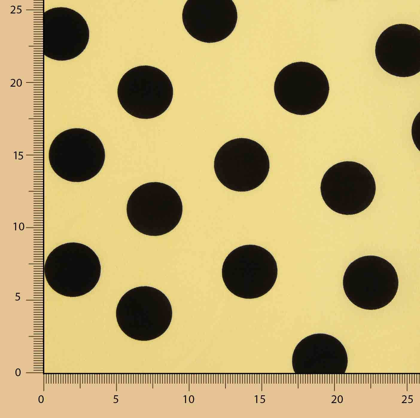 Koshibo Bolinhas 33 mm Baunilha / Preto - Ribes y Casals
