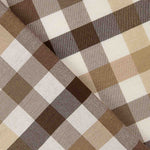 Lona Quadrados Multicoloridos Castanhos - Ribes y Casals