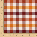 Lona Quadrados Multicolor Laranja - Ribes y Casals