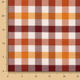 Lona Quadrados Multicolor Laranja - Ribes y Casals