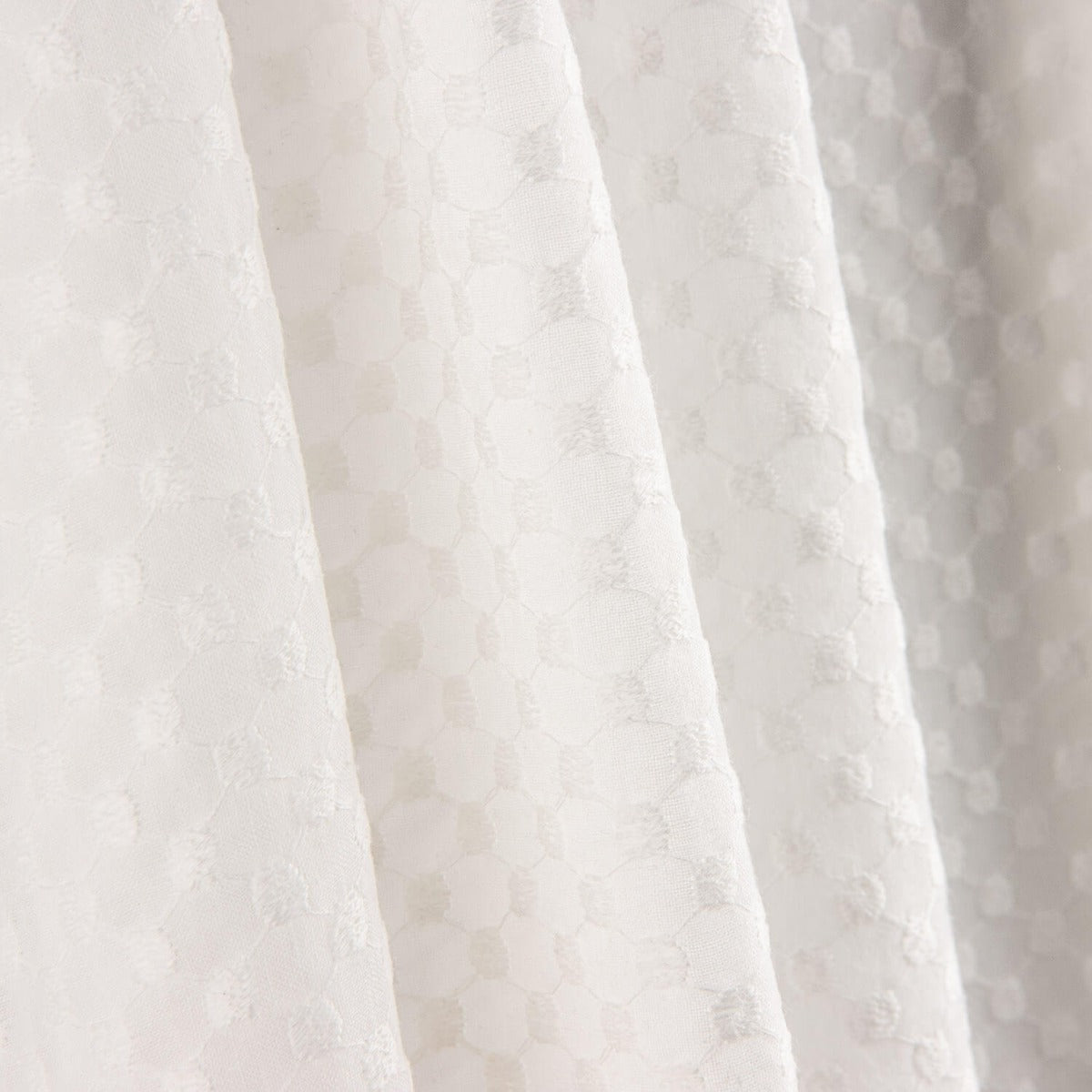 Voile Bordado Luna Blanco Natural - Ribes y Casals