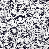 Lino Poliéster Noir Bloom - Ribes y Casals