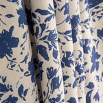 Popeline Bambu Floral Azul - Ribes y Casals