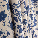 Popeline Bambu Floral Azul - Ribes y Casals