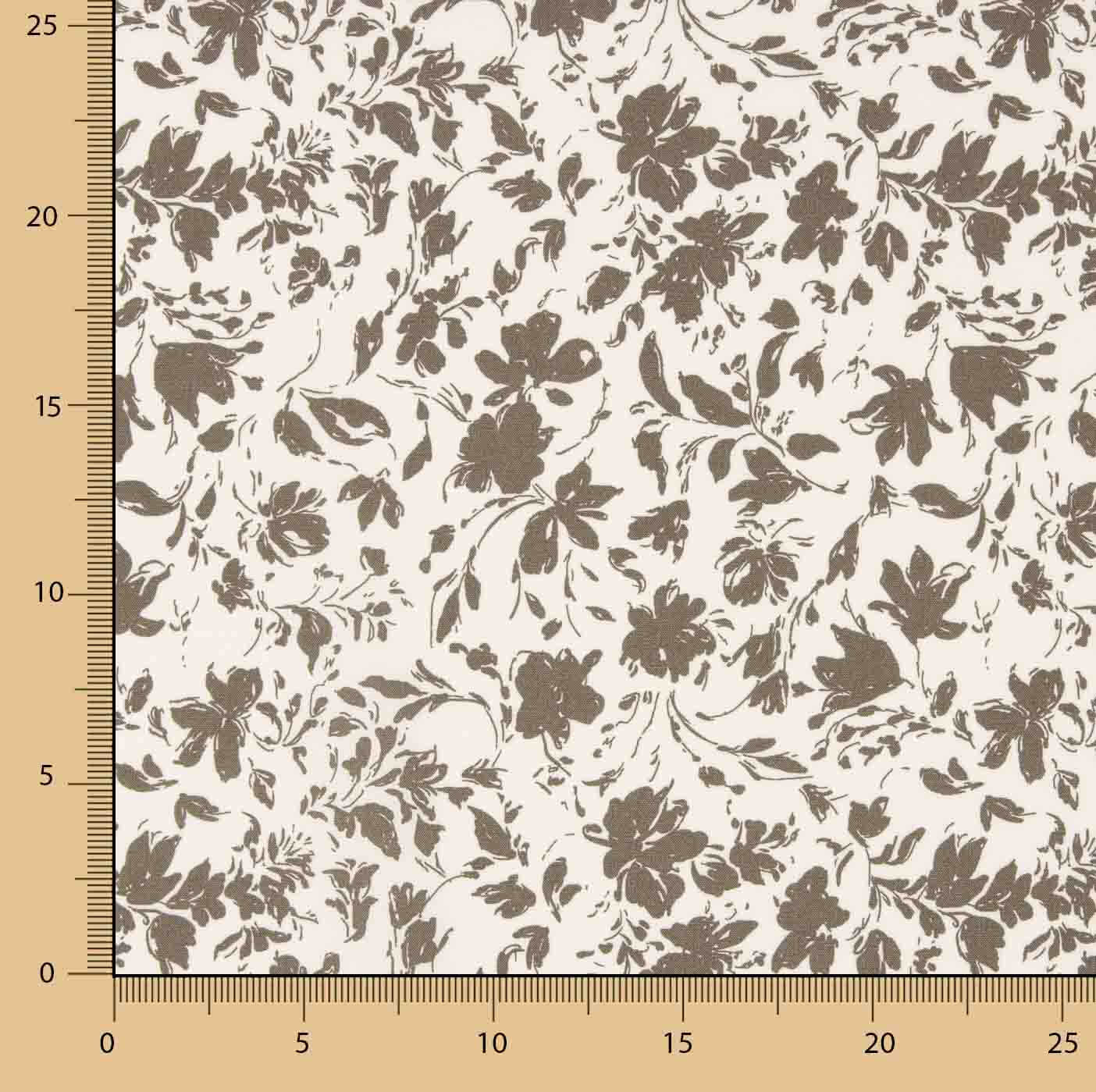 Popeline Bambu Floral Topo - Ribes y Casals