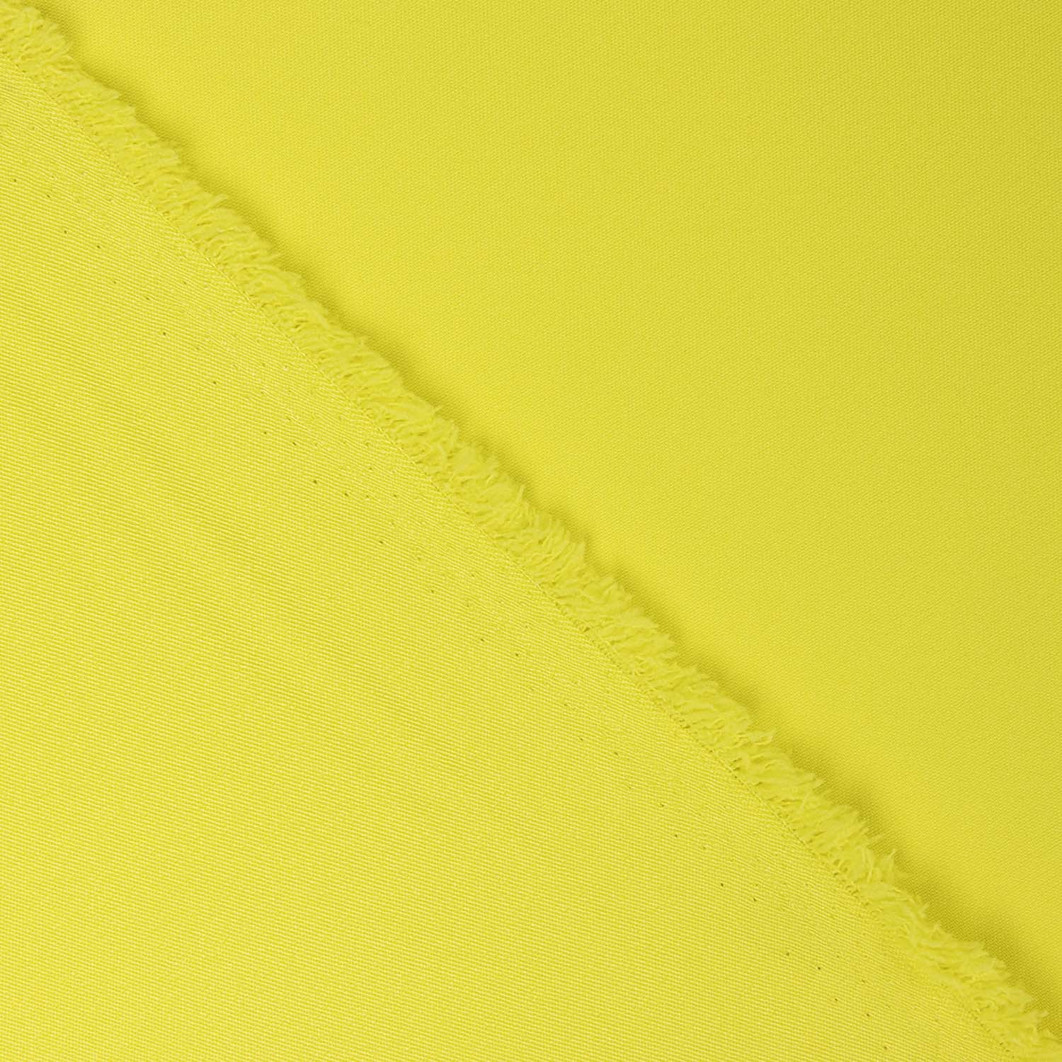 Casaco de gabardine elástico liso, amarelo lima - Ribes y Casals