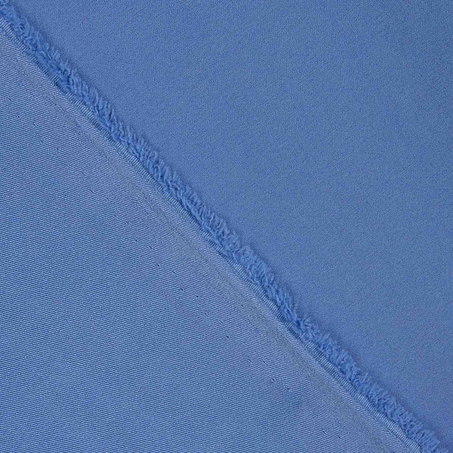Casaco de gabardine elástico liso azul serenity - Ribes y Casals
