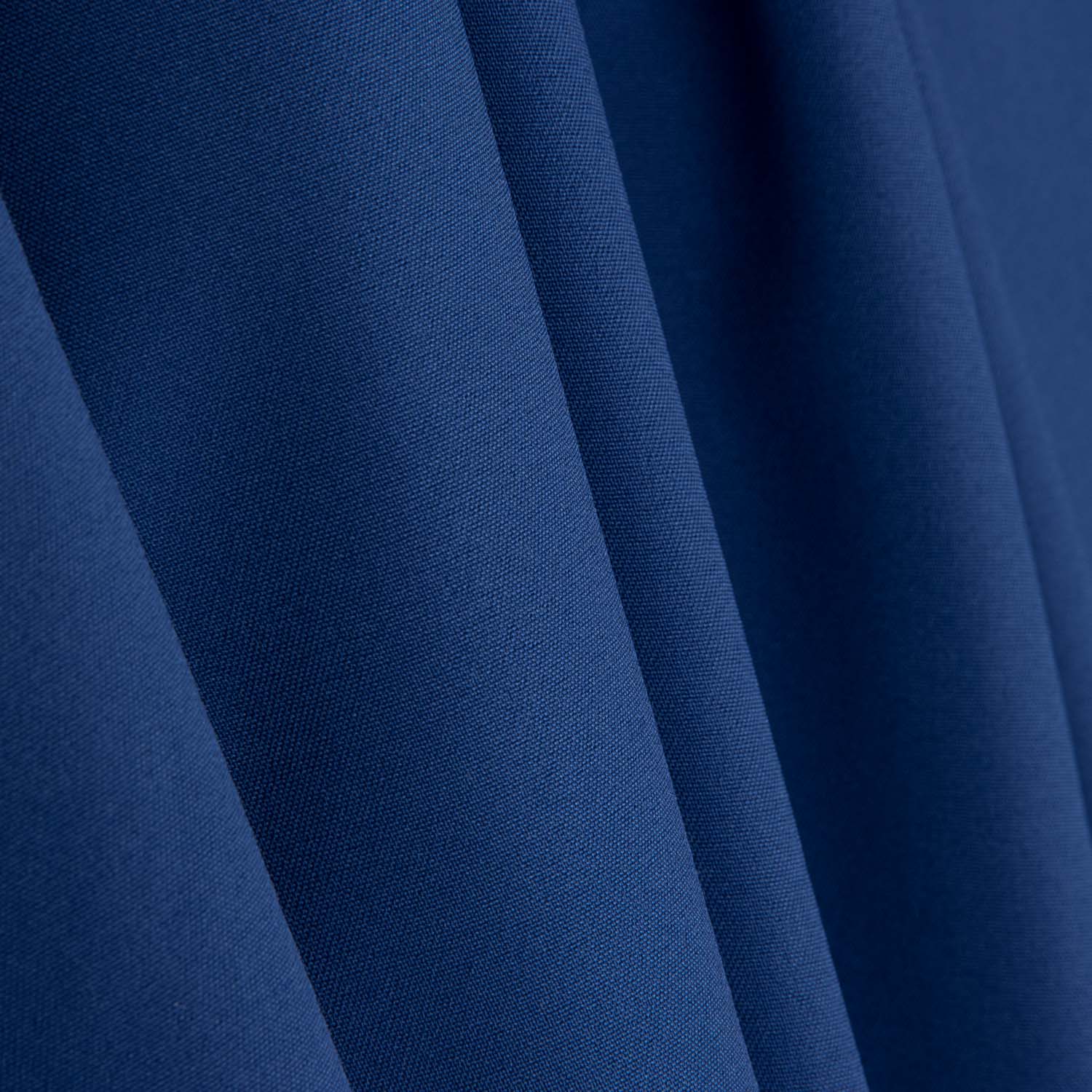 Casaco de gabardine elástico liso azul elétrico - Ribes y Casals