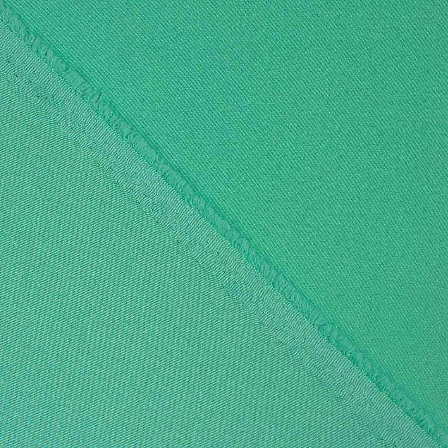 Casaco de gabardine elástico liso verde-água-marinha - Ribes y Casals