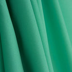 Casaco de gabardine elástico liso verde-água-marinha - Ribes y Casals