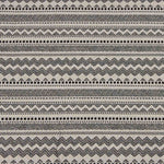 Lona Jacquard Estofos Étnico Preto - Ribes y Casals