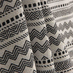 Lona Jacquard Estofos Étnico Preto - Ribes y Casals