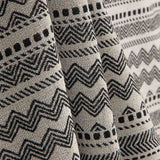 Lona Jacquard Estofos Étnico Preto - Ribes y Casals