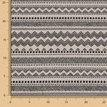 Lona Jacquard Estofos Étnico Preto - Ribes y Casals