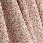 Viyela estampada com motivos de jardim rosa - Ribes y Casals