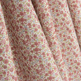 Viyela estampada com motivos de jardim rosa - Ribes y Casals