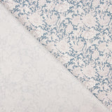 Viyela estampada de damasco Azul - Ribes y Casals