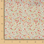 Viyela estampada Pradera Coral - Ribes y Casals