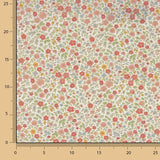 Viyela estampada Pradera Coral - Ribes y Casals