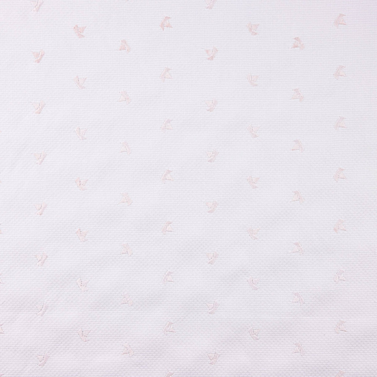 Piqué Bordado Barquinhos Rosa - Ribes y Casals