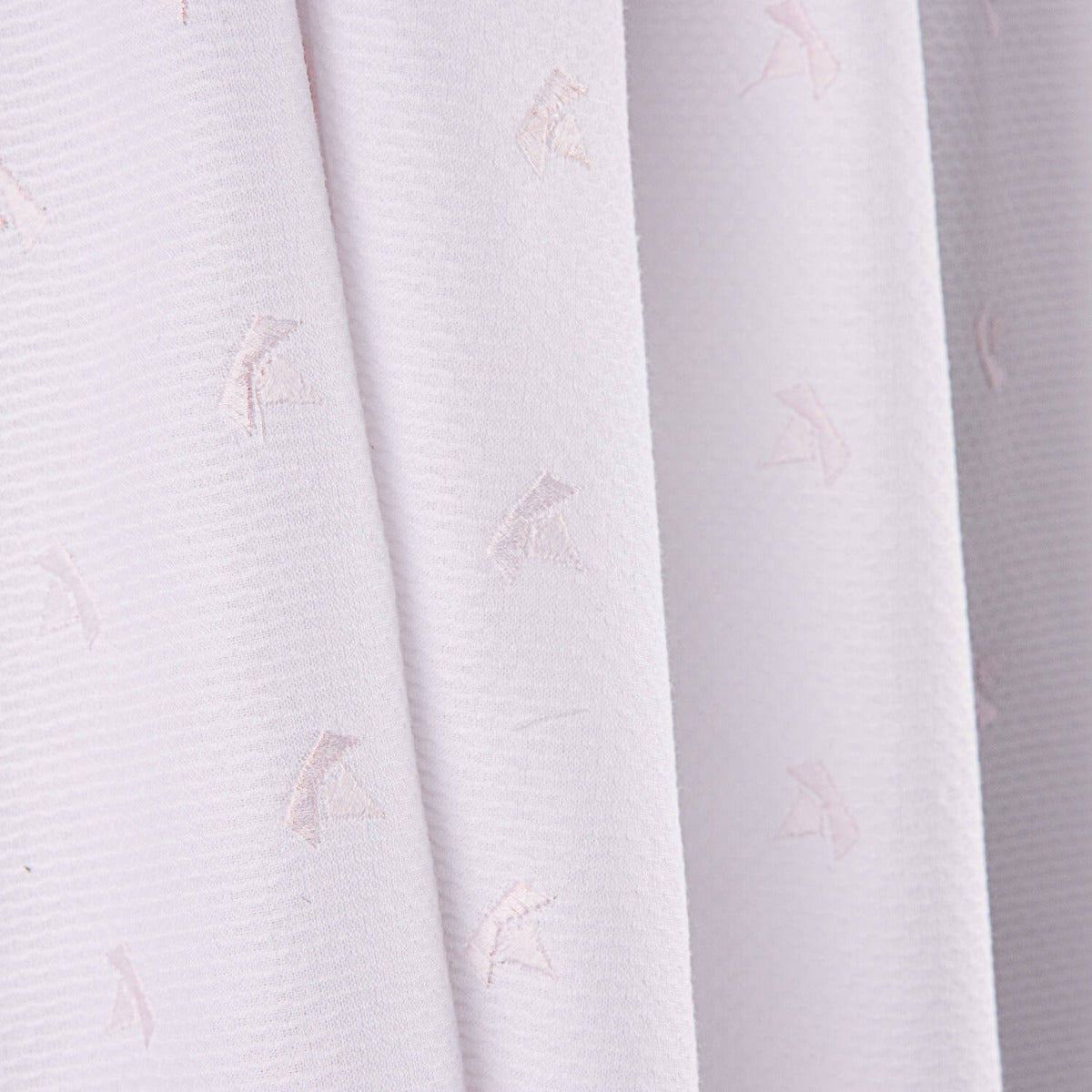 Piqué Bordado Barquinhos Rosa - Ribes y Casals