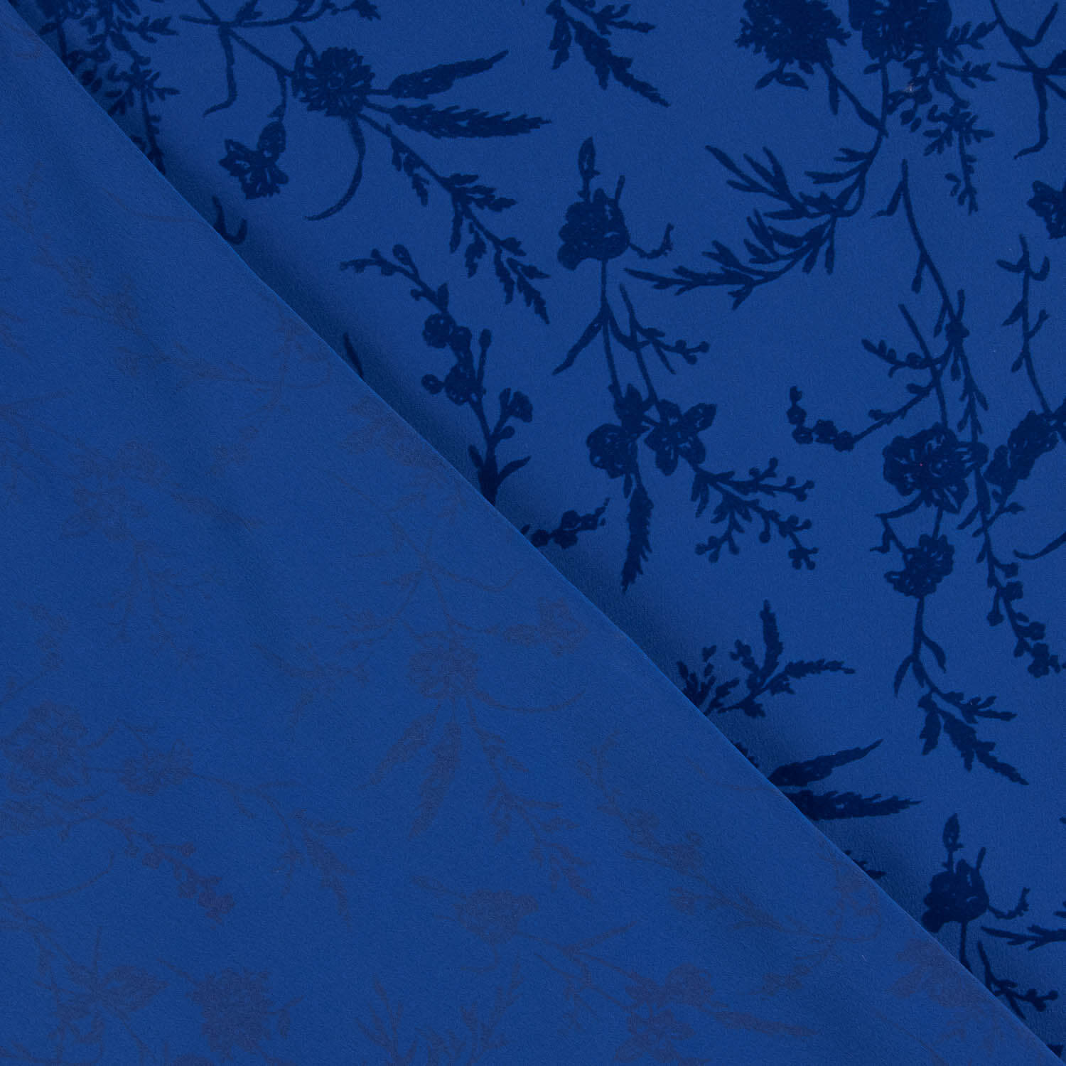 Koshibo Azulina Flocado Flores Azul Intenso - Ribes y Casals