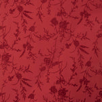 Koshibo Vermelho Flocado Flores Vermelho - Ribes y Casals