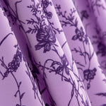 Koshibo Malva Flocado Flores Lila Intenso - Ribes y Casals