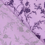 Koshibo Malva Flocado Flores Lila Intenso - Ribes y Casals