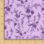 Koshibo Malva Flocado Flores Lila Intenso - Ribes y Casals