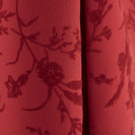 Koshibo Vermelho Flocado Flores Vermelho - Ribes y Casals