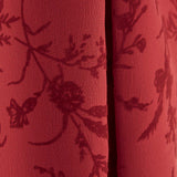 Koshibo Vermelho Flocado Flores Vermelho - Ribes y Casals