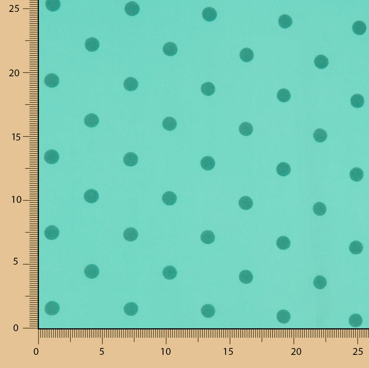 Koshibo Turquesa Flocado Lunar Verde - Ribes y Casals