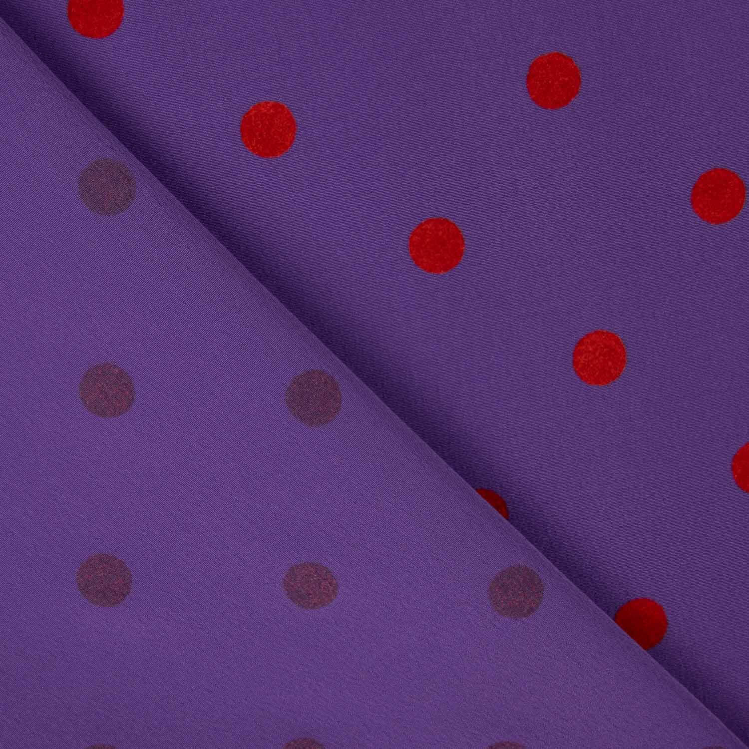 Koshibo Roxo Flocado Lunar Vermelho - Ribes y Casals
