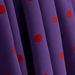 Koshibo Roxo Flocado Lunar Vermelho - Ribes y Casals