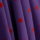 Koshibo Roxo Flocado Lunar Vermelho - Ribes y Casals