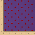 Koshibo Roxo Flocado Lunar Vermelho - Ribes y Casals