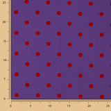 Koshibo Roxo Flocado Lunar Vermelho - Ribes y Casals