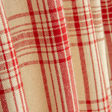 Retal Esterilla Estampada Cuadro Rojo 180x160 cms - Ribes y Casals