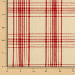 Retal Esterilla Estampada Cuadro Rojo 180x160 cms - Ribes y Casals