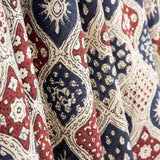 Retal Popelín Estampado Granada Azul 85x145 cms - Ribes y Casals