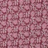 Vela de Algodão Estampada Jardim Vintage Bordô - Ribes y Casals