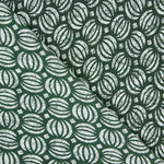 Velo de Algodão Estampado com Sementes Botânicas Verde - Ribes y Casals