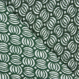 Velo de Algodão Estampado com Sementes Botânicas Verde - Ribes y Casals