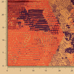 Twill Cetim Pixel Coral - Ribes y Casals