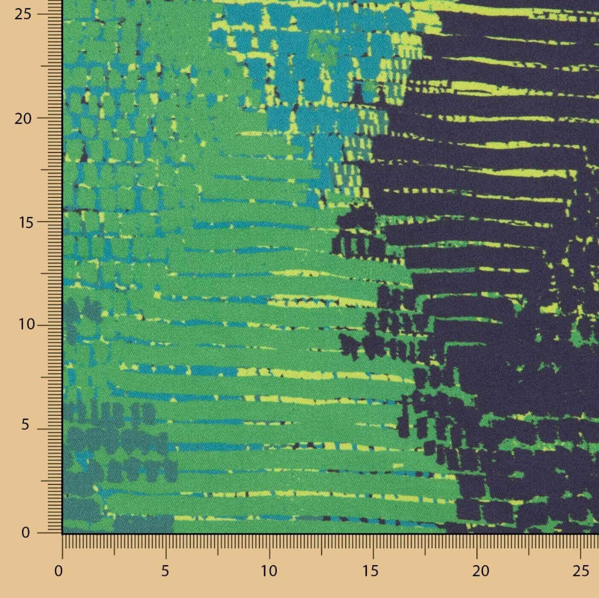 Twill Cetim Pixel Jungle - Ribes y Casals