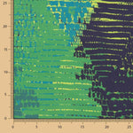 Twill Cetim Pixel Jungle - Ribes y Casals