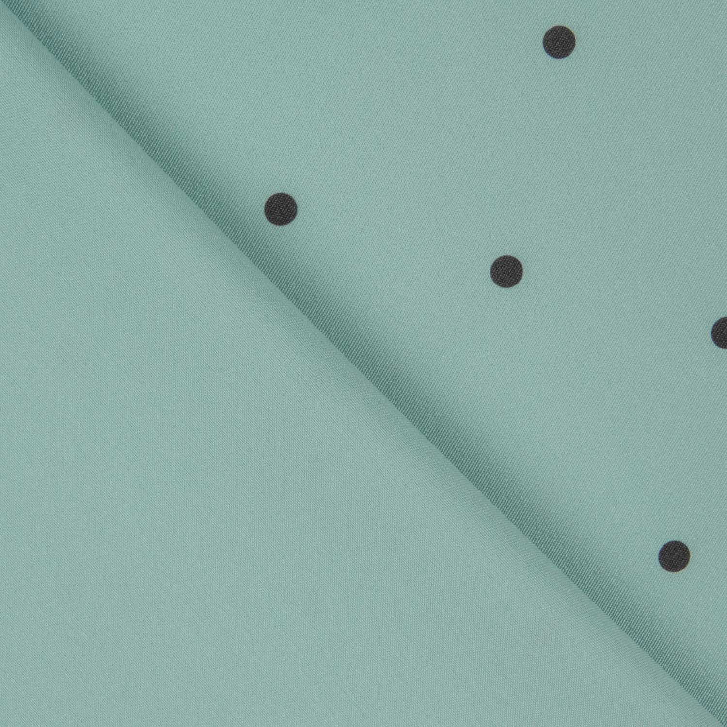 Polytecno Elástico Lunar Preto Fundo Azul Báltico - Ribes y Casals