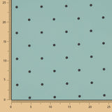 Polytecno Elástico Lunar Preto Fundo Azul Báltico - Ribes y Casals