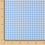 Crepe Vichy Azul e Branco - Ribes y Casals